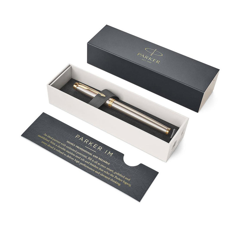 Parker IM Brushed Metal GT Dolma Kalem - Hediyelik İmza ve Ofis Kalemi