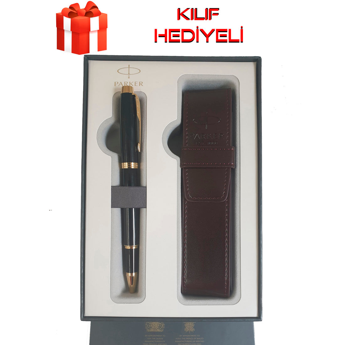 Parker Im Gt Siyah Roller Kalem Kılıf Hediyeli - İmza, Ofis ve Hediyelik Kalem