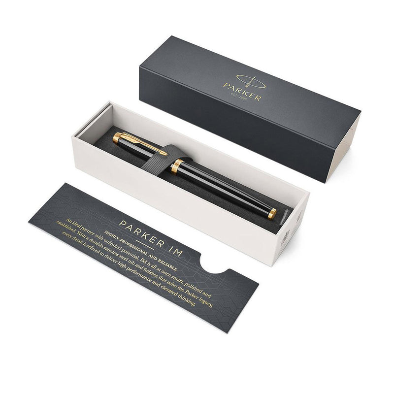 Parker Im Gt Siyah Roller Kalem Kılıf Hediyeli - İmza, Ofis ve Hediyelik Kalem