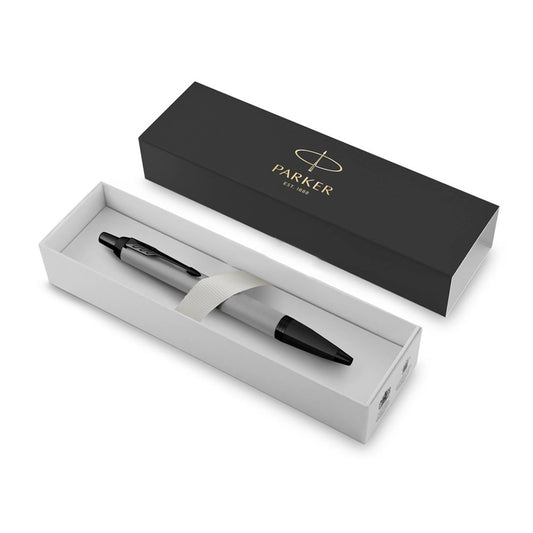 Parker IM Mat Metalik Gri Tükenmez Kalem - Hediyelik İmza ve Ofis Kalemi