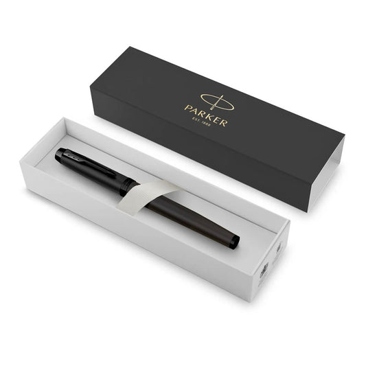 Parker IM Mat Metalik Siyah BT Roller Kalem - Hediyelik İmza ve Ofis Kalemi