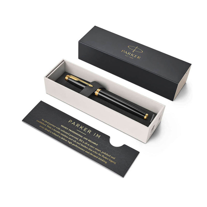 Parker IM Siyah GT Dolma Kalem - Hediyelik İmza ve Ofis Kalemi
