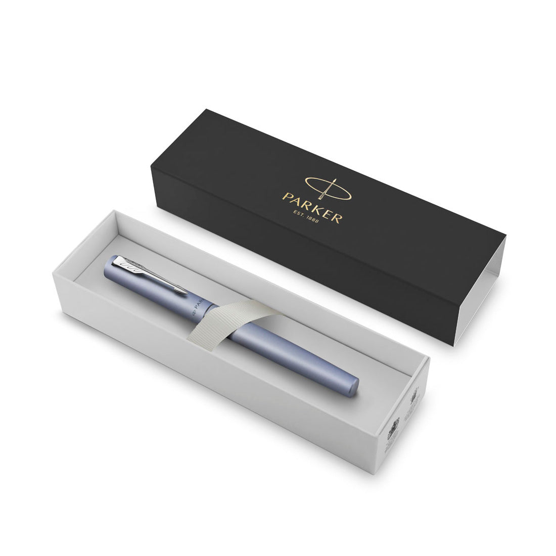 Parker Vector XL Dolma Kalem M Gümüş Mavi - İmza, Hediyelik ve Ofis Kalemi