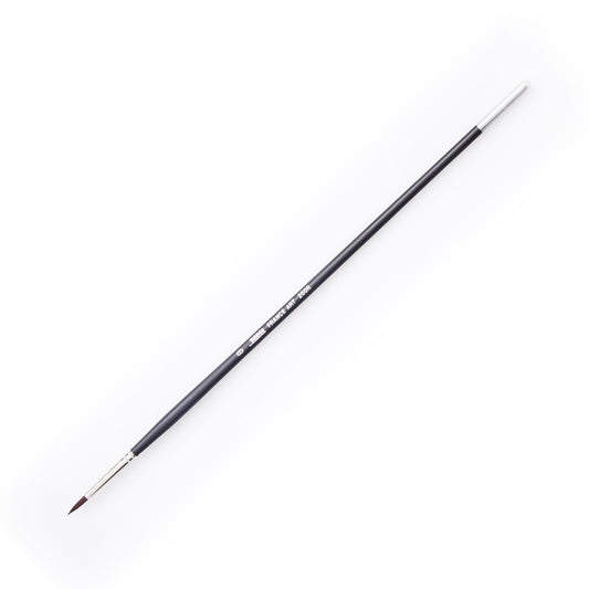 Pebeo 200/8 Siyah Sentetik Yuvarlak Uç Uzun Sap Akrilik Boya Fırçası - Profesyonel Resim ve Detay