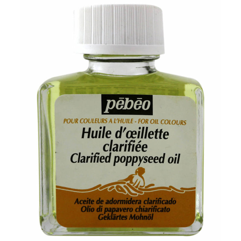 Pebeo Arıtılmış Haşhaş Yağı 75ml - Yağlı Boya Mediumu ve Sanatsal Yardımcı Malzeme