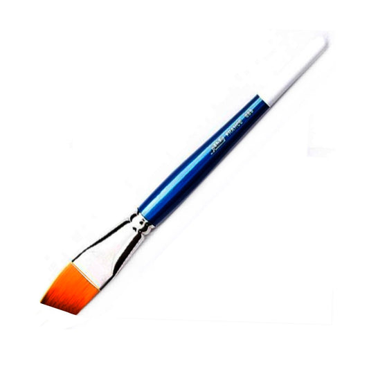 Pebeo 888 1/8 Golden Yan Kesik Sentetik Kısa Sap Fırça - Resim, Akrilik ve Sanat Fırçası