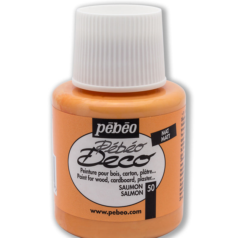Pebeo Deco 50 Somon 110 ml Ahşap Boyası - Hobi, Dekorasyon ve Kendin Yap Boyası