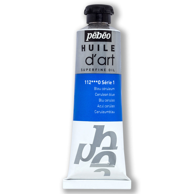 Pebeo Huile Dart Cerulean Mavi 37 Ml Yağlı Boya - Sanatçı, Profesyonel ve Tuval Boyası
