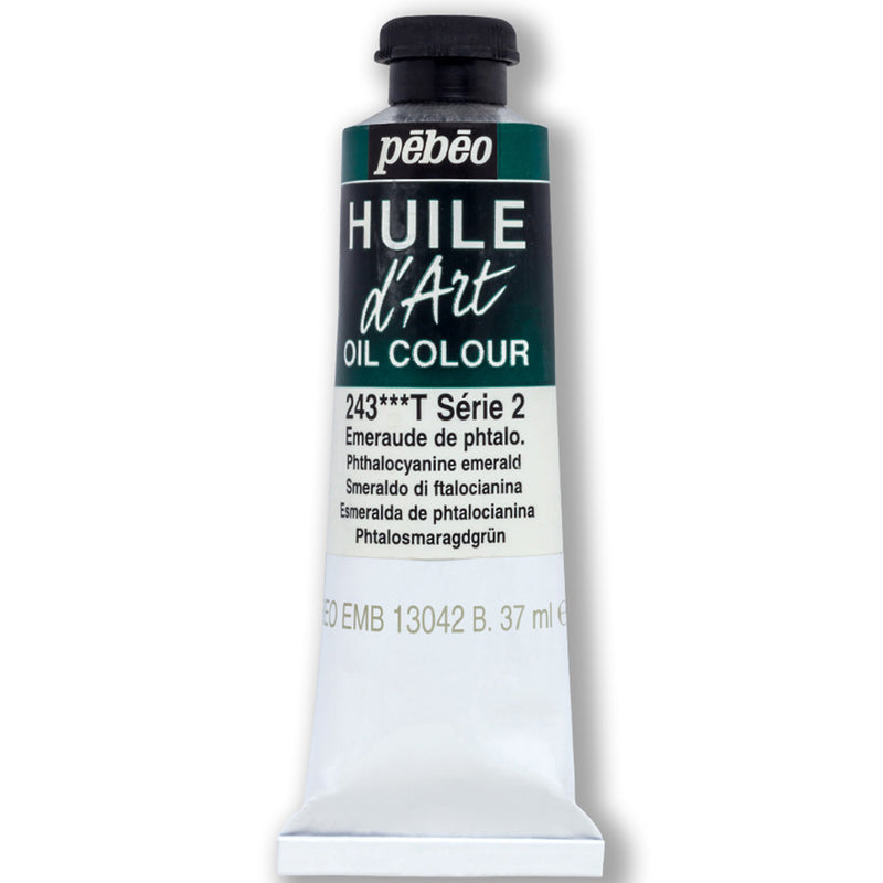Pebeo Huile Dart Ftalosiyanin Zümrüt 37 ml Yağlı Boya - Profesyonel Ressam ve Tuval Boyası