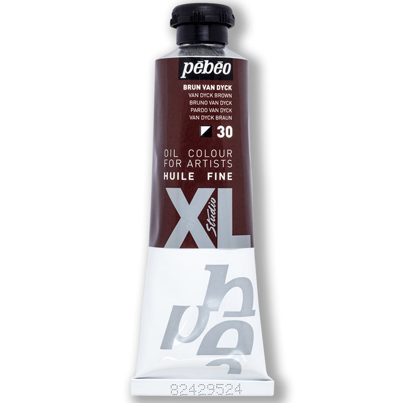 Pebeo Huile Fine Van Dyck Brown 37 ml Yağlı Boya - Sanatçı ve Profesyonel Resim Boyası