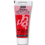 Pebeo Studio Şeffaf Kızıl 100 ml Akrilik Boya - Sanat, Tuval ve Hobi Resim Boyası