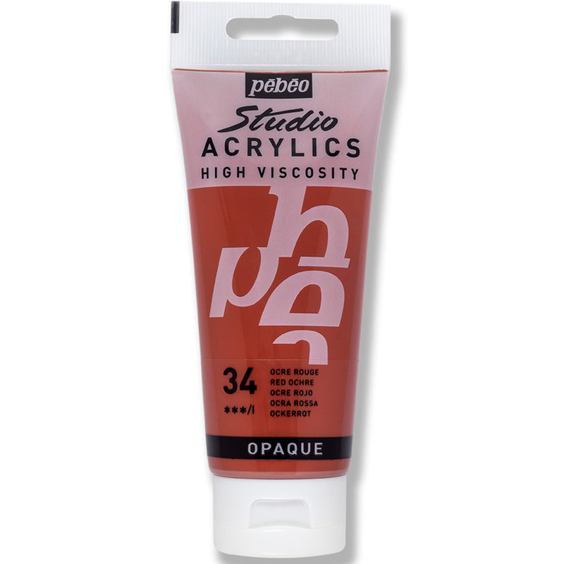 Pebeo Studio Kırmızı Aşı 100 ml Akrilik Boya - Sanat, Resim ve Hobi Boyası