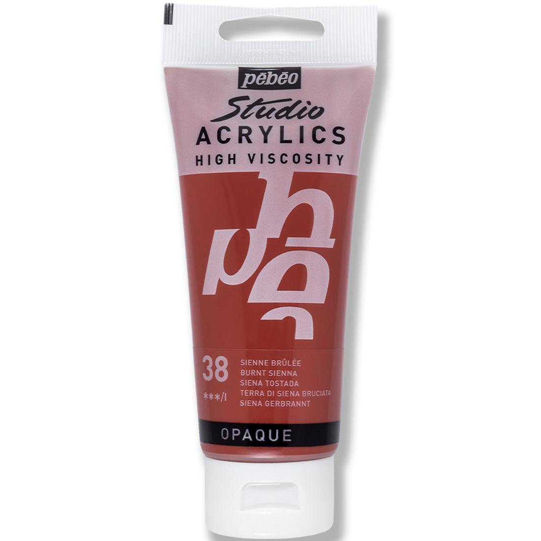 Pebeo Studio Yanık Siena 100 ml Akrilik Boya - Sanat, Resim ve Hobi Boyası