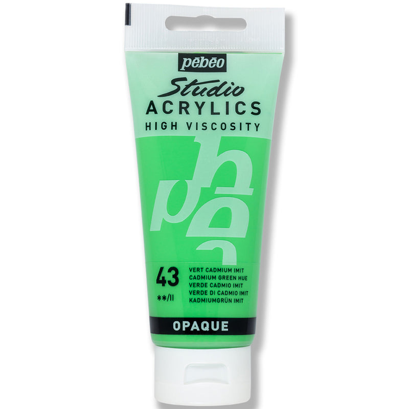 Pebeo Studio Kadmiyum Yeşil 100 ml Akrilik Boya - Sanat, Hobi ve Tuval Resim Boyası