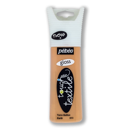Pebeo Touch Textile Gloss Toprak Rengi Kumaş Boyası - Tekstil Boyama ve Hobi Boyası