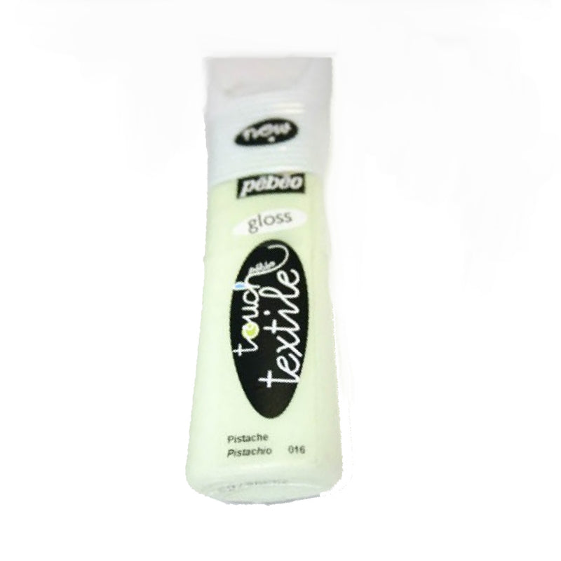 Pebeo Touch Textile Gloss 30 ml Fıstık Yeşili Kumaş Boyası - Tekstil Boyama ve Hobi Sanatları İçin