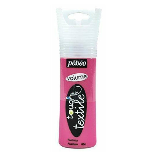 Pebeo Touch Textile Gloss 30 ml. Fuşya Kumaş Boyası - Tekstil Boyama ve Hobi İçin