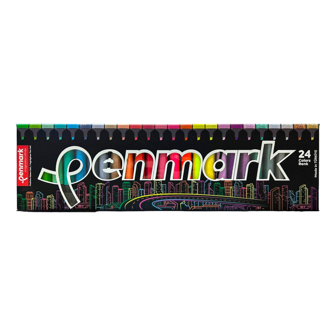 Penmark 24'lü Süper Kutu Fosforlu Kalem HS-505-24S