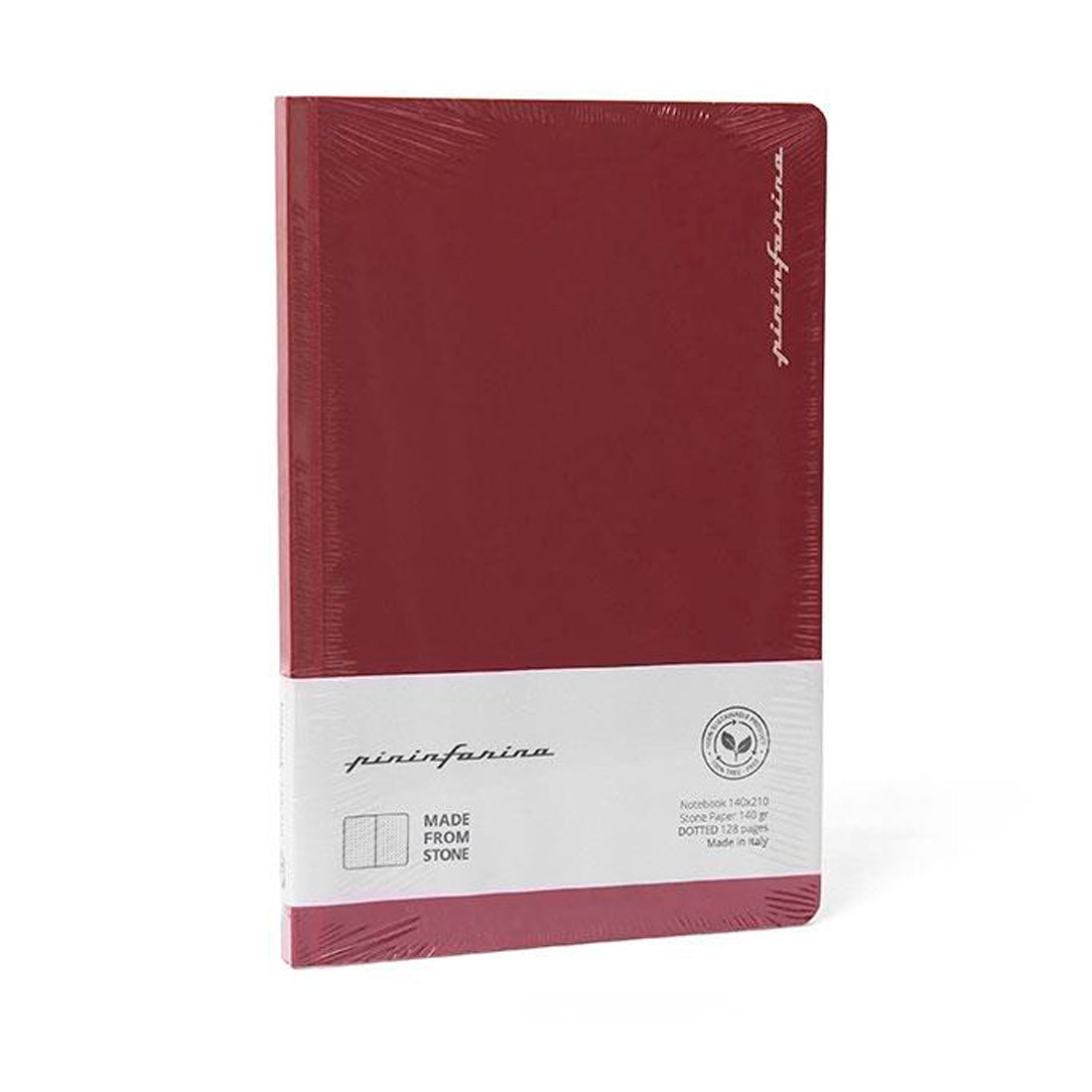 Pininfarina Stone Paper Noktalı Kırmızı Defter - Not Tutma, Planlama ve Eskiz İçin