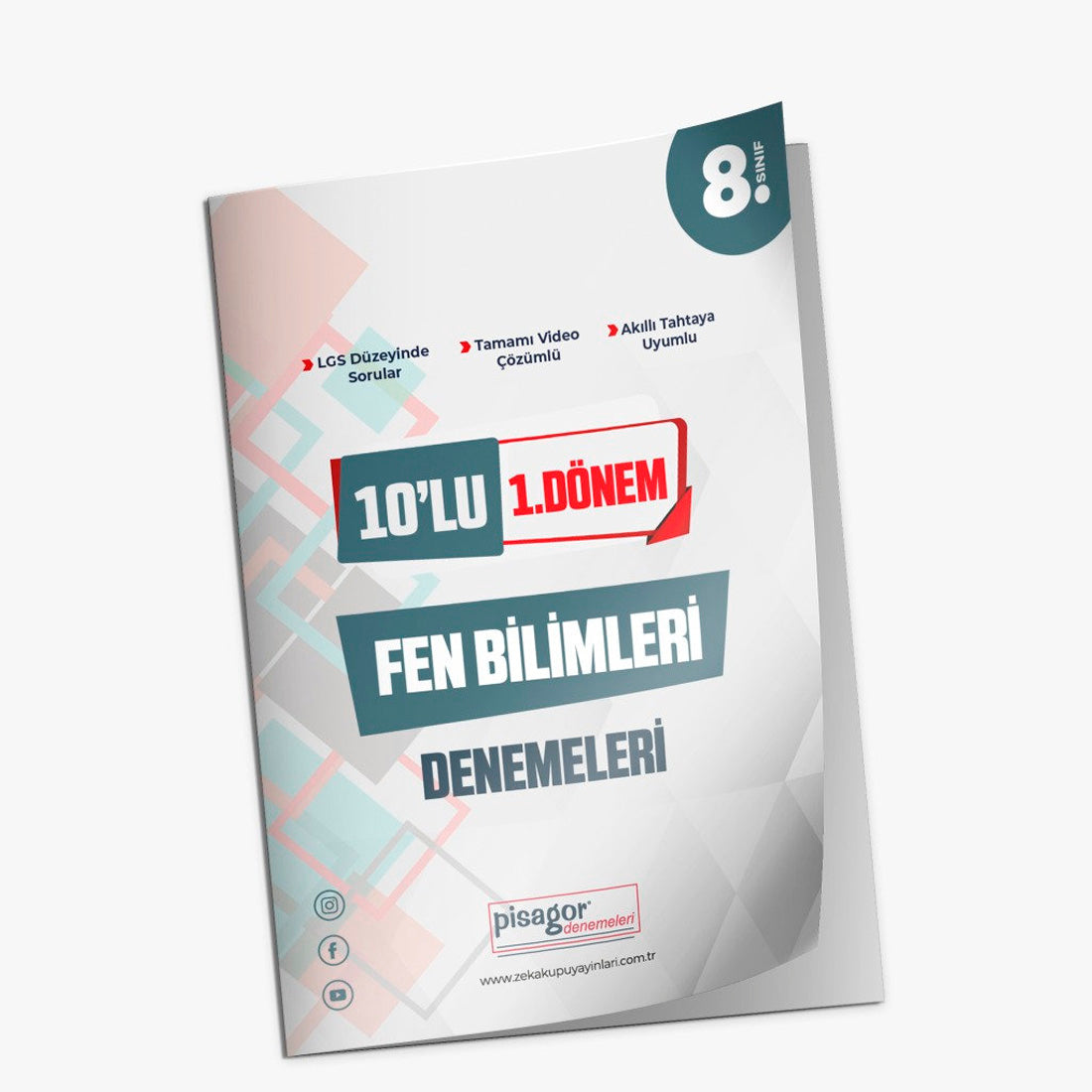 Pisagor Yayınları 8. Sınıf 10'uı 1. Dönem Fen Bilimleri Denemeleri