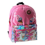 Play Dainty Çift Bölmeli Parlak Pembe Kız Çocuk Okul Çantası