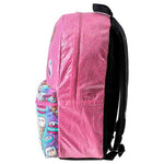 Play Dainty Çift Bölmeli Parlak Pembe Kız Çocuk Okul Çantası