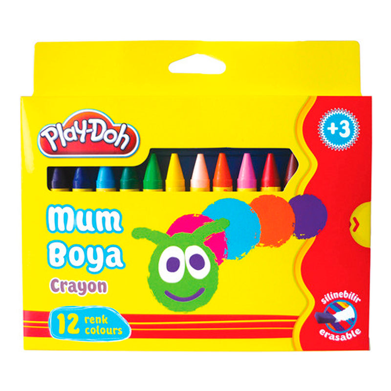 Play-Doh 12'li Jumbo Mum Boya PLAY-CR005