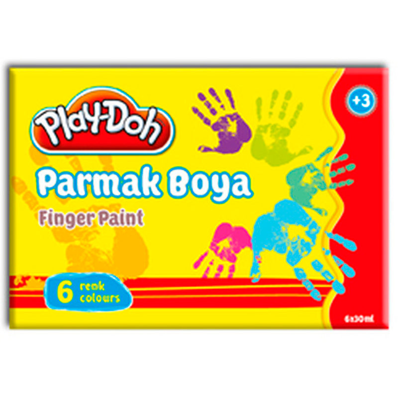 Play-Doh 30 ml 6'lı Parmak Boyası PR001