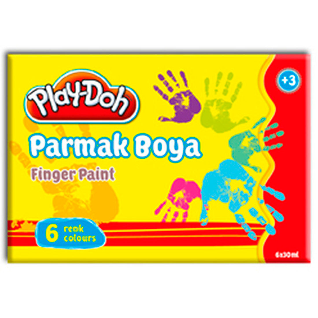 Play-Doh 30 ml 6'lı Parmak Boyası PR001