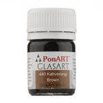 Ponart GlasArt 20 ml Kahverengi Vitray Boyası - Cam Boyama ve Hobi Sanatları İçin