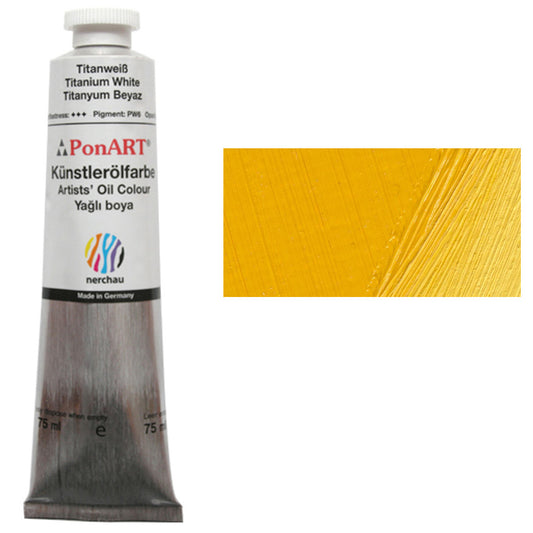 Ponart Nerchau 37 ml Açık Sarı Yağlı Boya - Sanatsal Resim ve Tuval Boyası