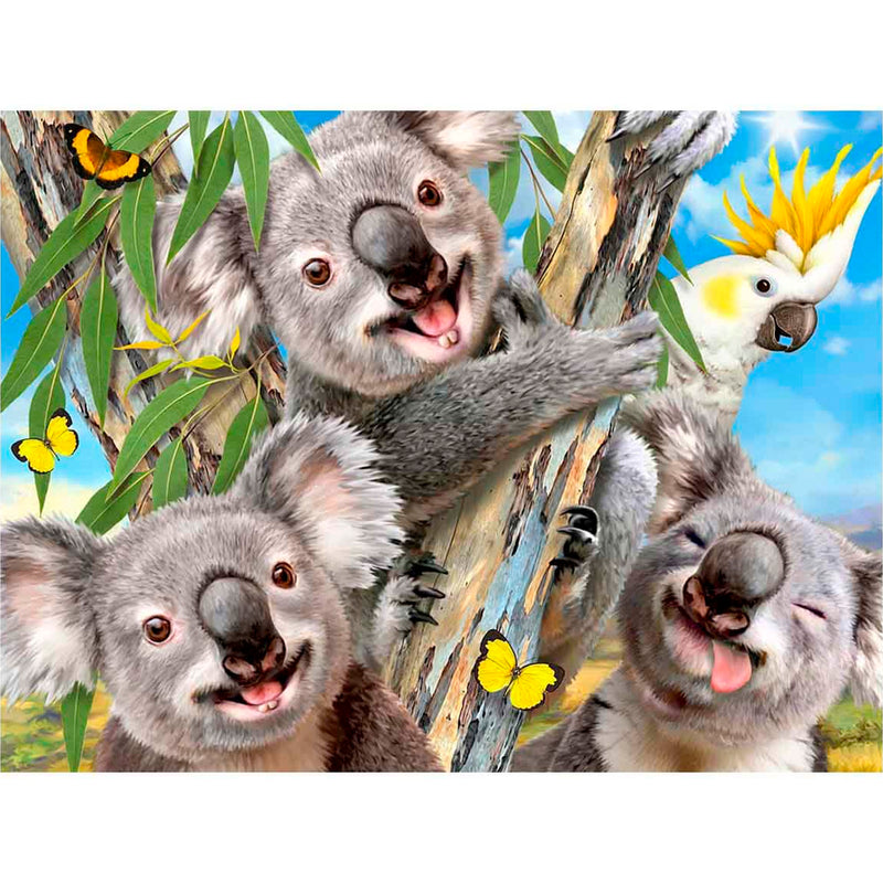 Prime 3D Koala Pelüş ve Selfie 48 Parça Çocuk Puzzle