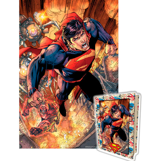 Prime 3D Superman 300 Parça Çocuk Puzzle Metal Kutu