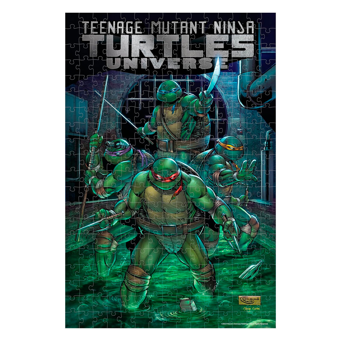 Prime 3D Teenage Mutant Ninja Turtles 300 Parça Çocuk Puzzle Metal Kutu