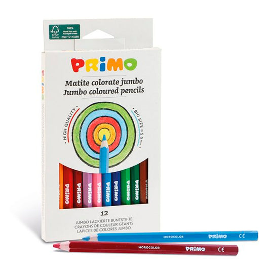 Primo 12 Renk Maxi Boya Kalemi MC-510MAXI12EFSC