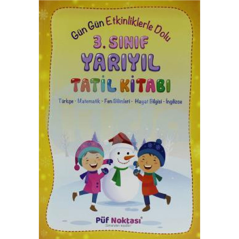 Püf Noktası Yayınları 3. Sınıf Yarıyıl Tatil Kitabı