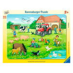 Ravensburger 12 Parça Büyük Çerçeveli Köyde Yaz Puzzle ADR-RPC050246