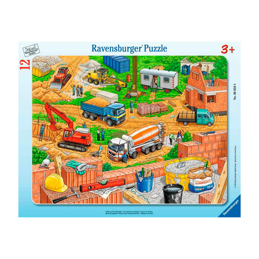 Ravensburger 12 Parça Şantiye Çocuk Puzzle