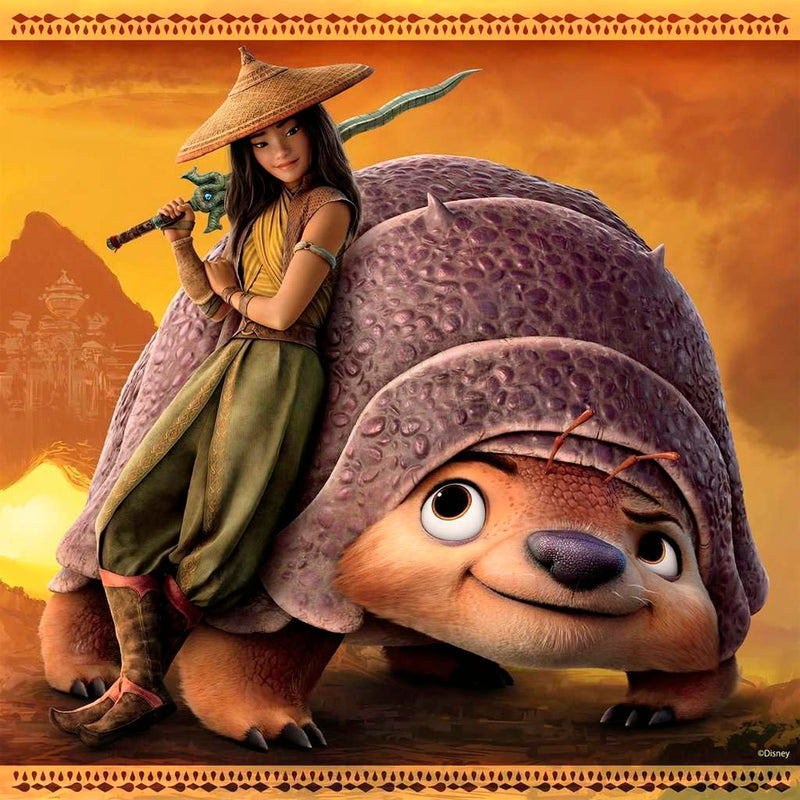 Ravensburger Çocuk Disney Raya 3x49 Parça Puzzle