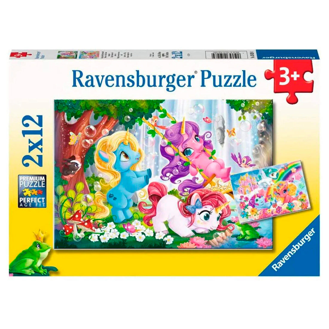 Ravensburger Unicorn Temalı 2x12 Parça Çocuk Puzzle