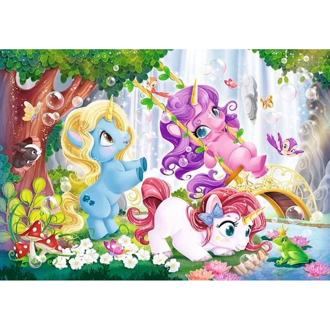 Ravensburger Unicorn Temalı 2x12 Parça Çocuk Puzzle