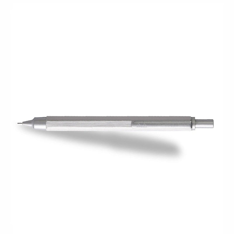Rhodia 0,5 Mm Gümüş Hexagonal Alüminyum Gövde Mekanik Kurşun Kalem - Ofis ve Hediyelik Versatil Kalem