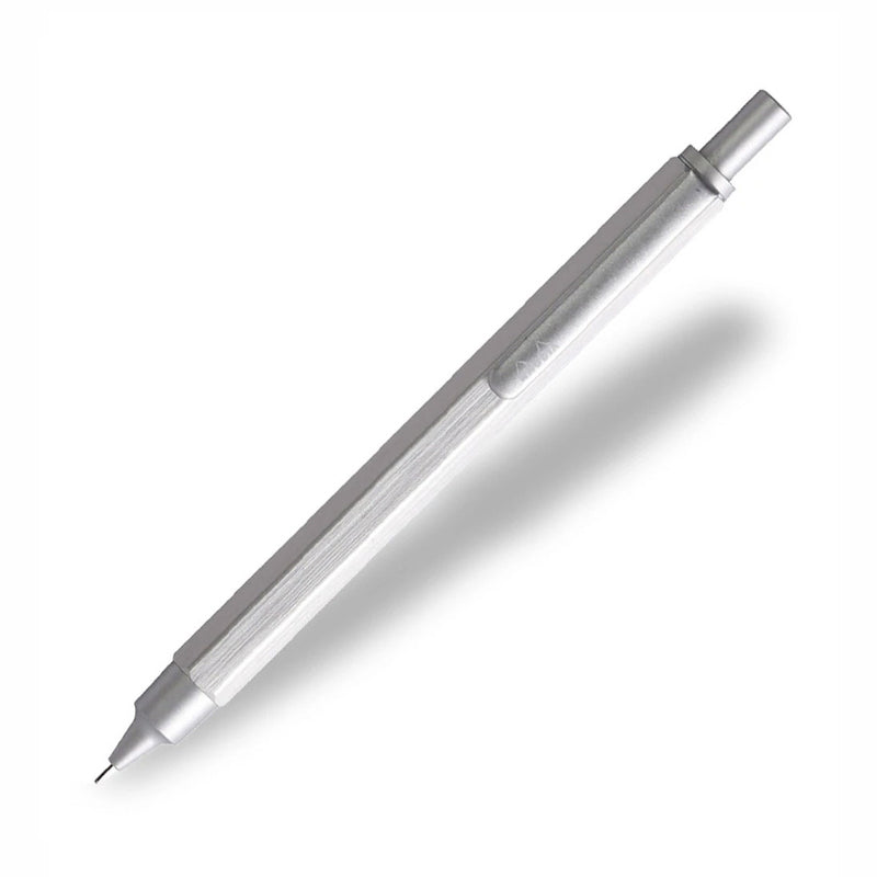 Rhodia 0,5 Mm Gümüş Hexagonal Alüminyum Gövde Mekanik Kurşun Kalem - Ofis ve Hediyelik Versatil Kalem