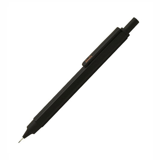 Rhodia 0,5 Mm Siyah Hexagonal Aliminyum Gövde Mekanik Kurşun Kalem - Versatil Kalem, Teknik Çizim ve