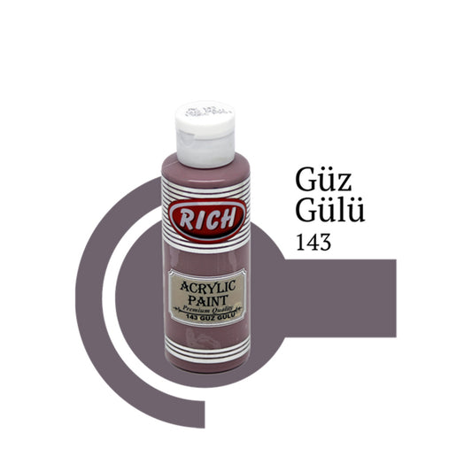 Rich 130 Cc 143 Güz Gülü Akrilik Boya - Sanatsal Hobi ve Tuval Boyası