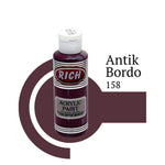 Rich 130 Cc Antik Bordo Akrilik Boya - Sanatsal Hobi ve Resim Boyası
