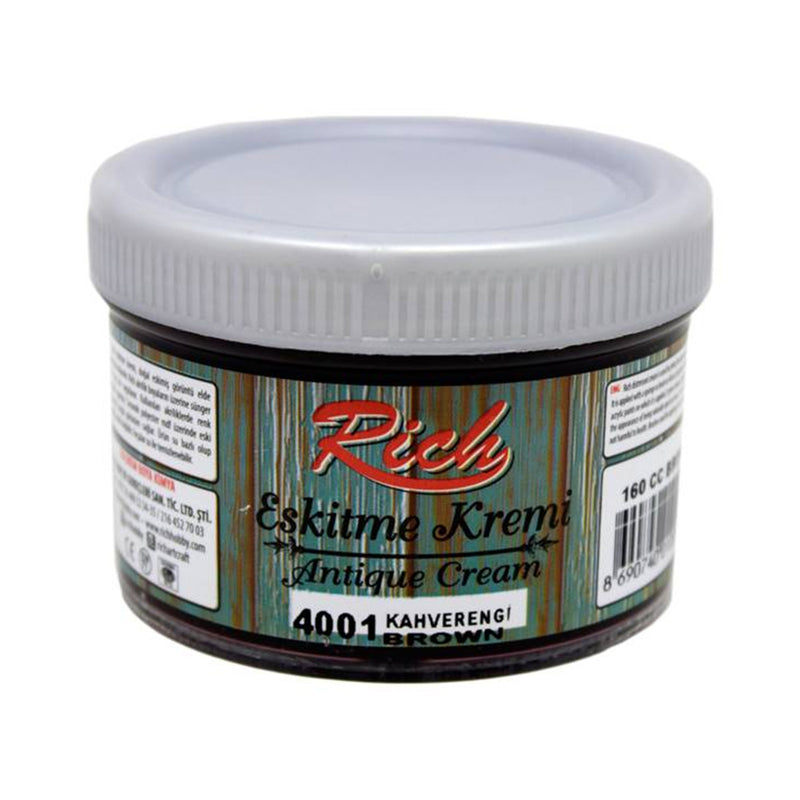 Rich 150 Cc Eskitme Kremi Espresso - Sanatsal Hobi ve Dekorasyon Efekt Kremi