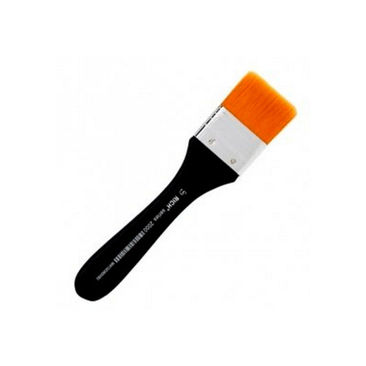 Rich 2000 Serisi Siyah Saplı Sarı Sentetik Zemin Fırçası No:1,5 - Sanatsal Resim, Akrilik ve Yağlı