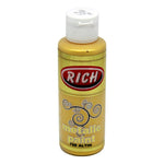 Rich Altın Renk 120 Cc Metalik Boya - Sanatsal Hobi ve Efekt Boyası