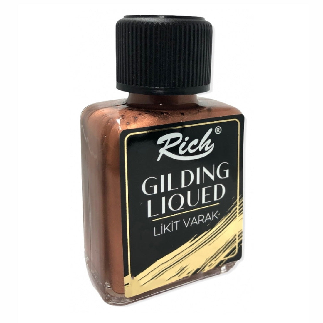 Rich Bakır Likit Varak - Hobi, Sanatsal ve Dekorasyon İçin Metalik Efekt Boyası